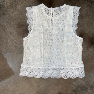 Lace top.